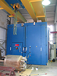 Beschichtungstrockner mit 400 kW Heizleistung für Temperaturen bis 500 °C
