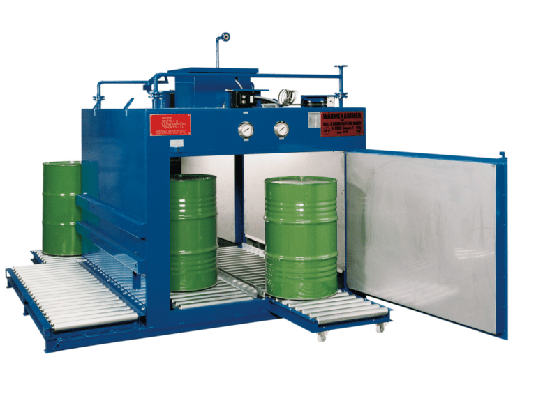 Wärmekammer für Fässer und IBC